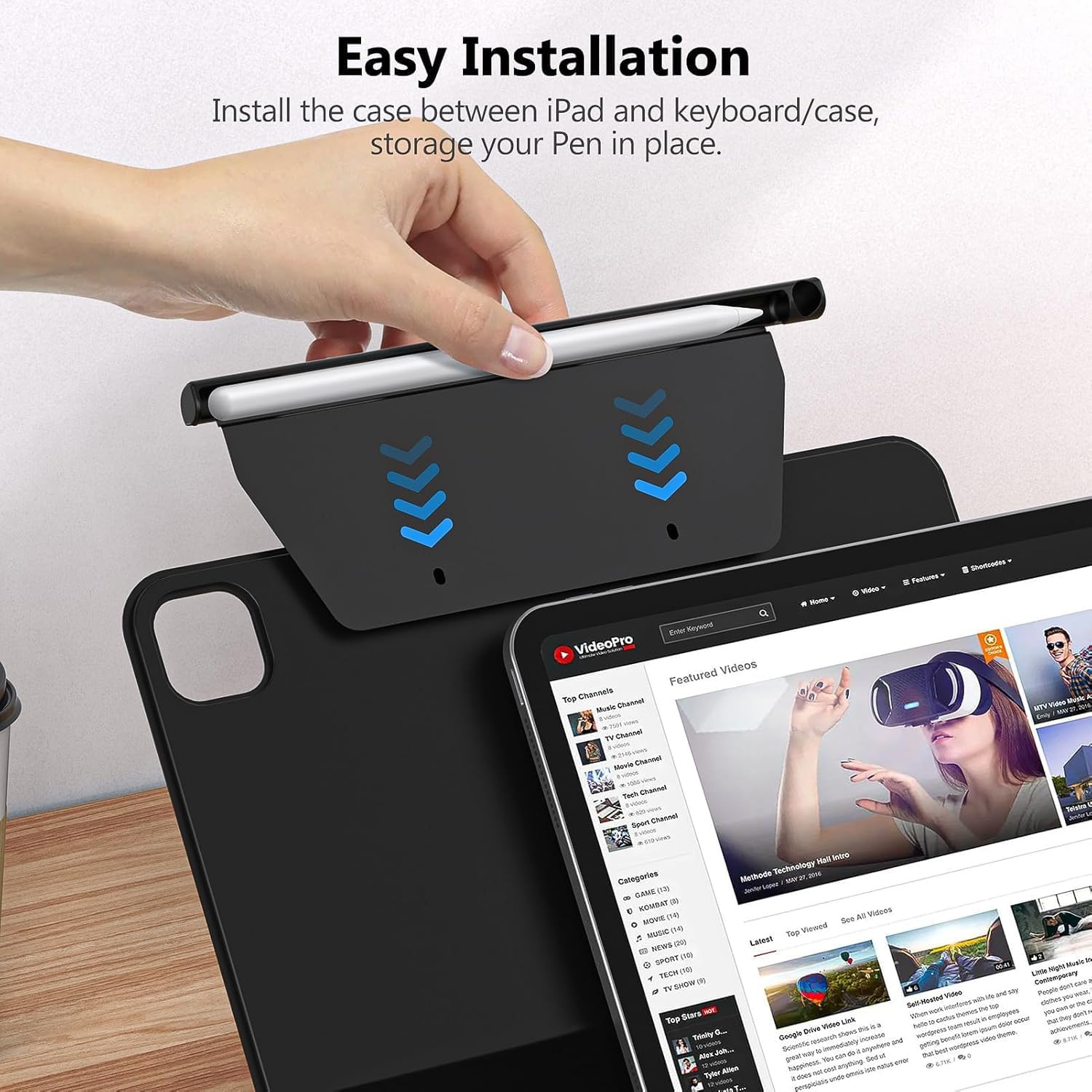 Amazon.co.jp: TALTAW マジックペンシルホルダー マジックキーボード